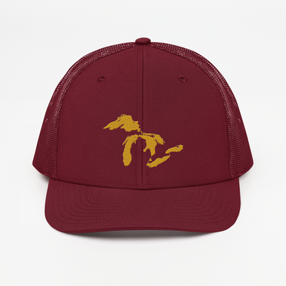 Great Lakes Vintage Trucker Hat | Gold