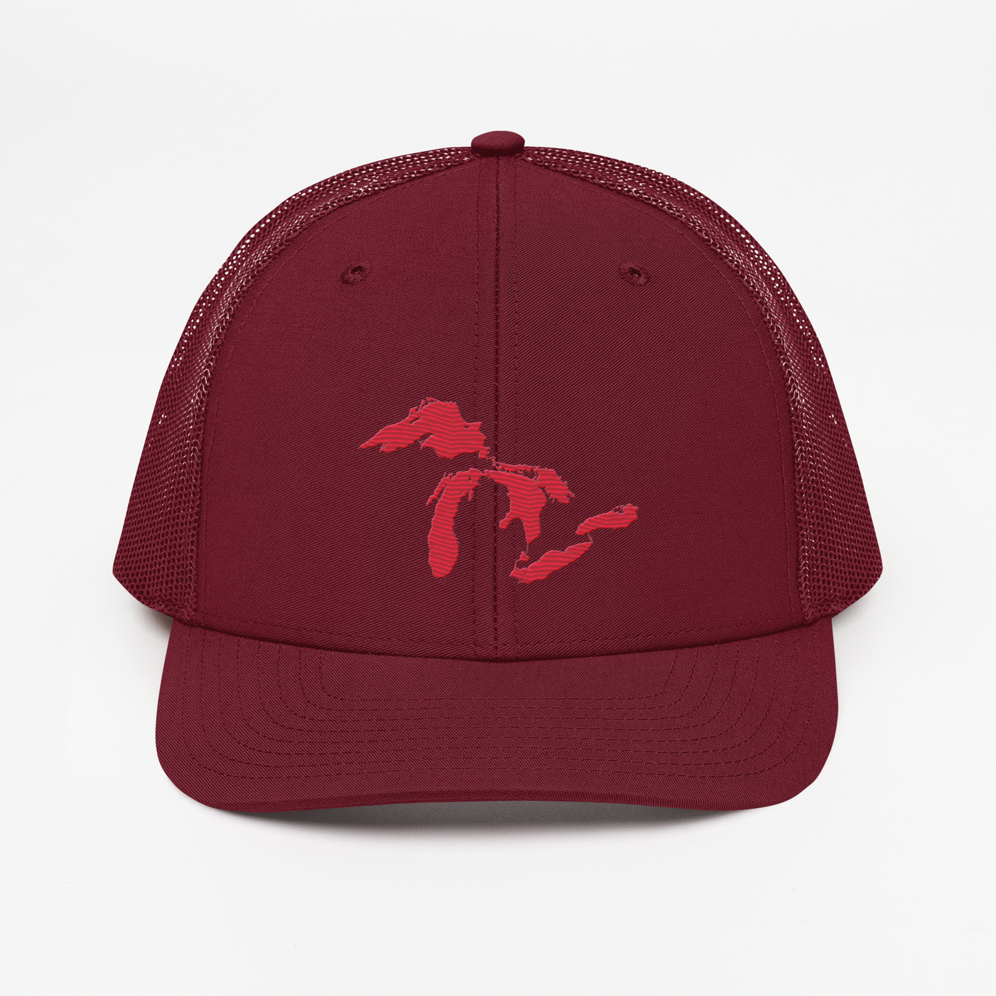 Great Lakes Vintage Trucker Hat | Lighthouse Red