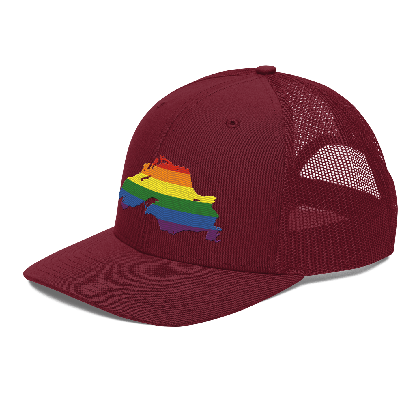 Lake Superior Vintage Trucker Hat | Rainbow Pride Edition