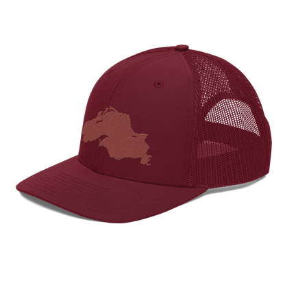 Lake Superior Vintage Trucker Hat | Ore Dock Red