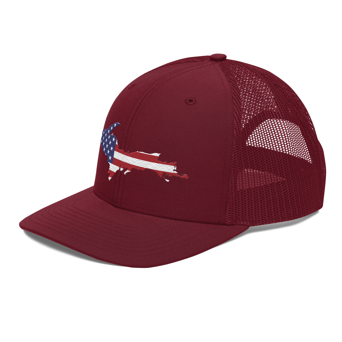 Upper Peninsula Vintage Trucker Hat | Patriotic Edition