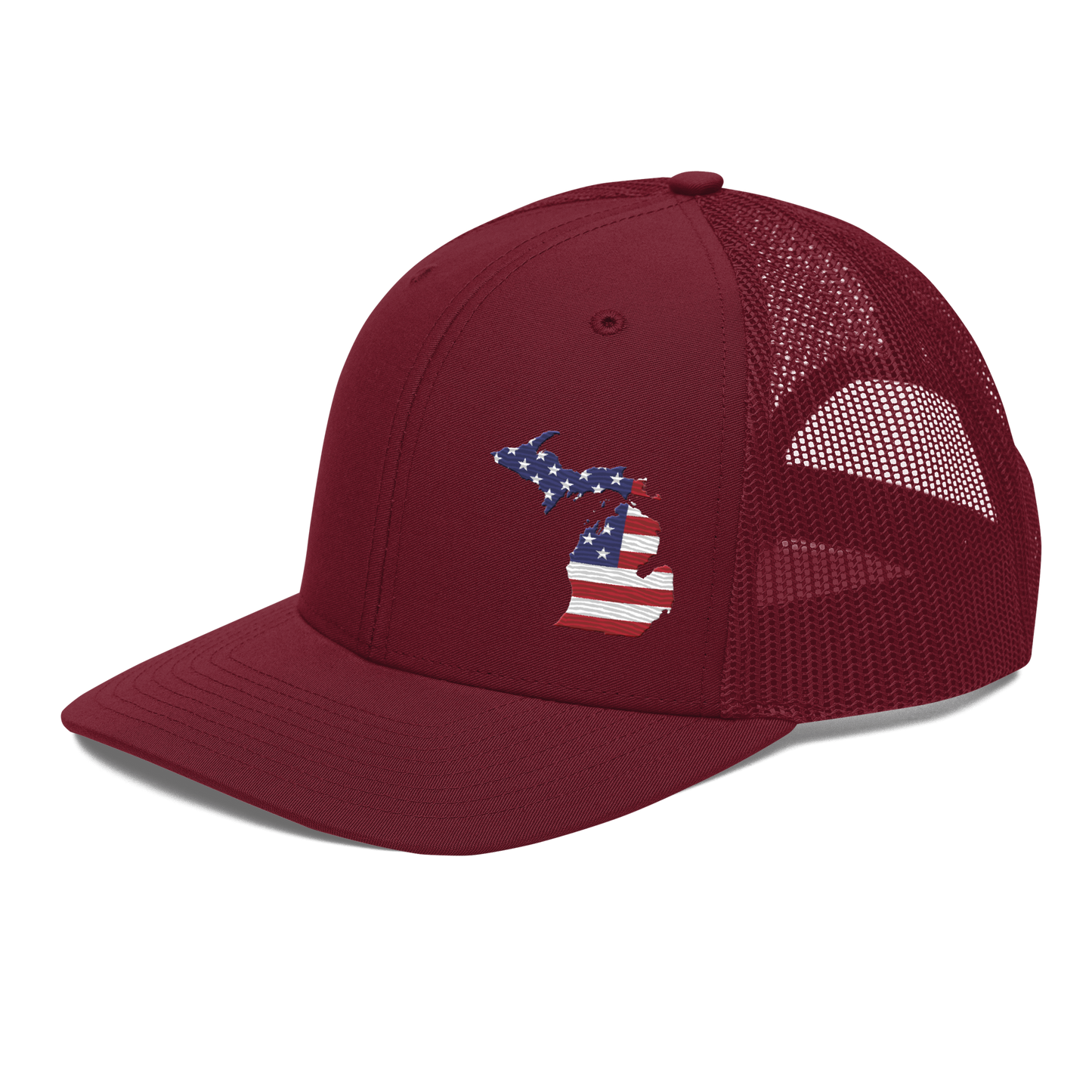 Michigan Vintage Trucker Hat | Patriotic Outline