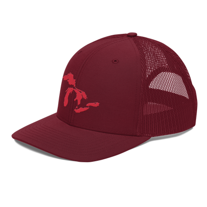 Great Lakes Vintage Trucker Hat | Lighthouse Red