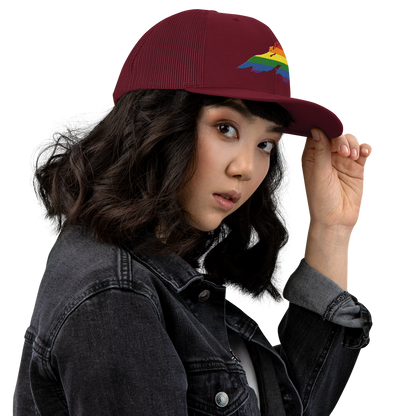 Lake Superior Vintage Trucker Hat | Rainbow Pride Edition