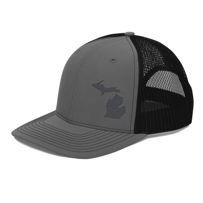 Michigan Vintage Trucker Hat | Iron Ore Grey Outline