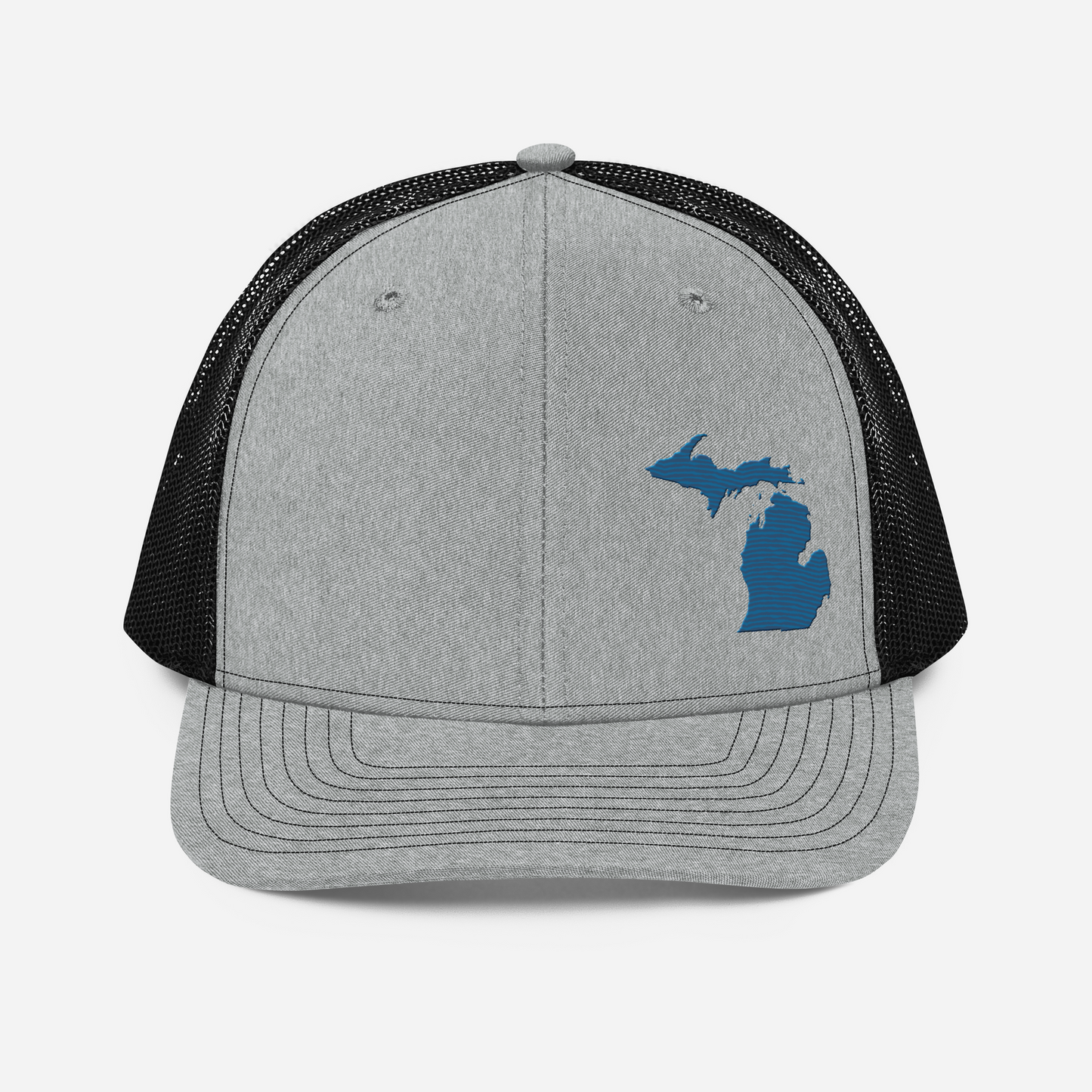 Michigan Vintage Trucker Hat | Blueberry Outline