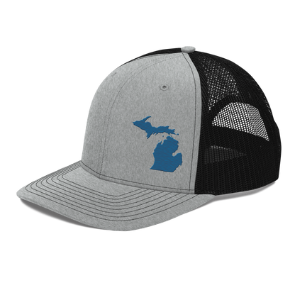 Michigan Vintage Trucker Hat | Blueberry Outline