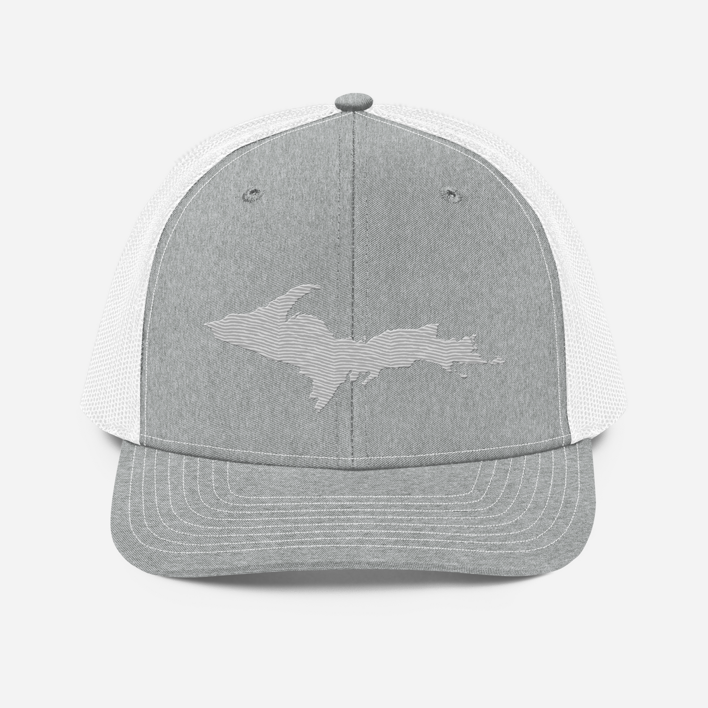 Upper Peninsula Vintage Trucker Hat | Platinum