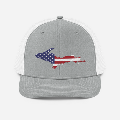 Upper Peninsula Vintage Trucker Hat | Patriotic Edition