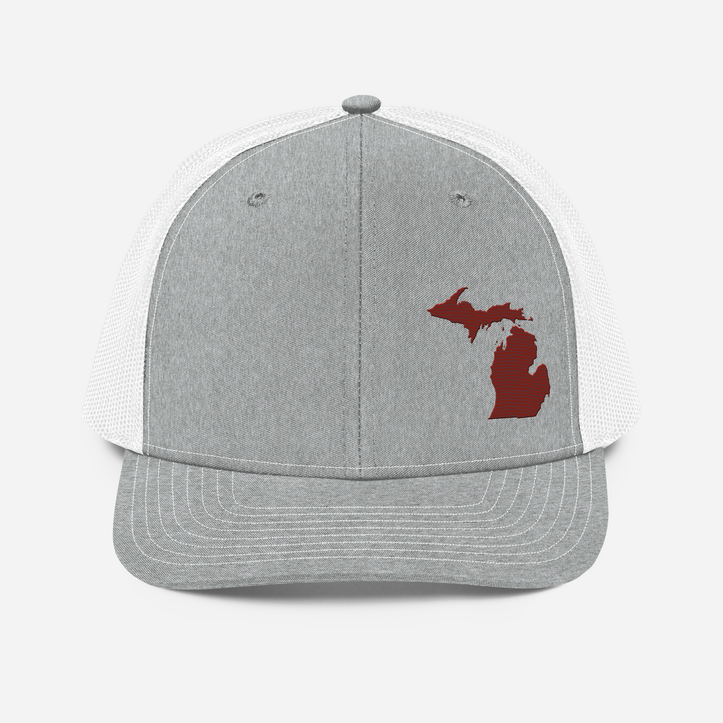 Michigan Vintage Trucker Hat | Cherryland Red Outline