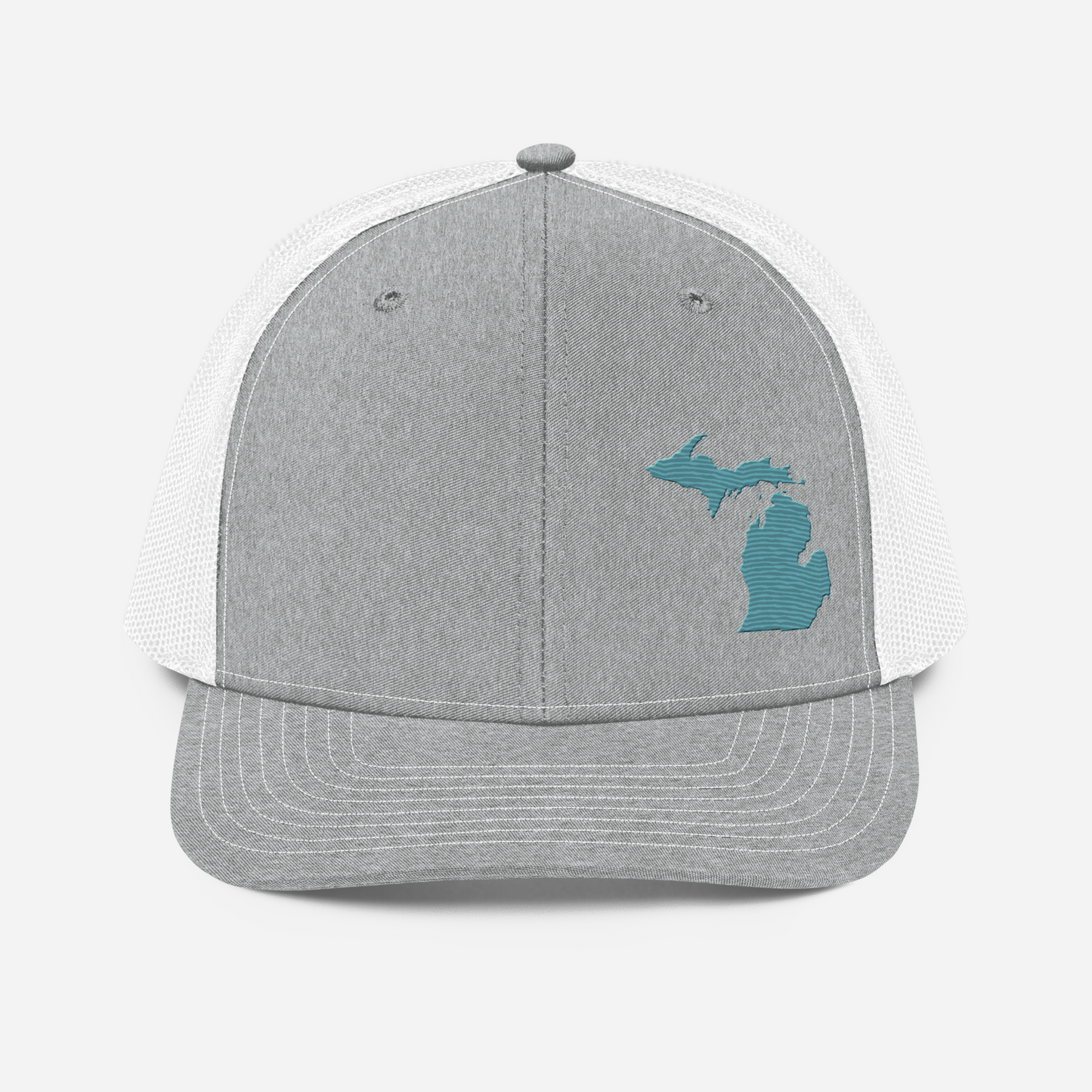 Michigan Vintage Trucker Hat | Huron Blue Outline