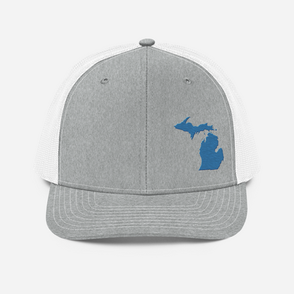 Michigan Vintage Trucker Hat | Superior Blue Outline