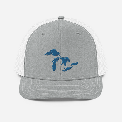 Great Lakes Vintage Trucker Hat | Blueberry Blue