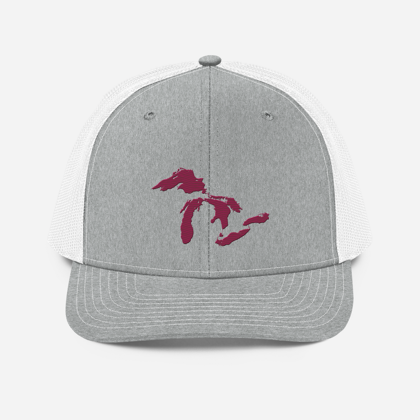 Great Lakes Vintage Trucker Hat | Ruby Red