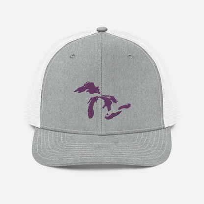 Great Lakes Vintage Trucker Hat | Plum