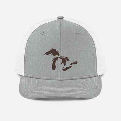 Great Lakes Vintage Trucker Hat | Hickory Brown