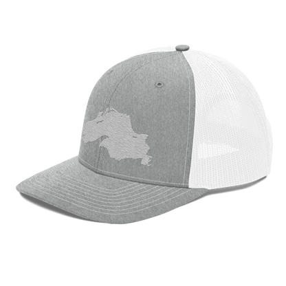 Lake Superior Vintage Trucker Hat | Platinum