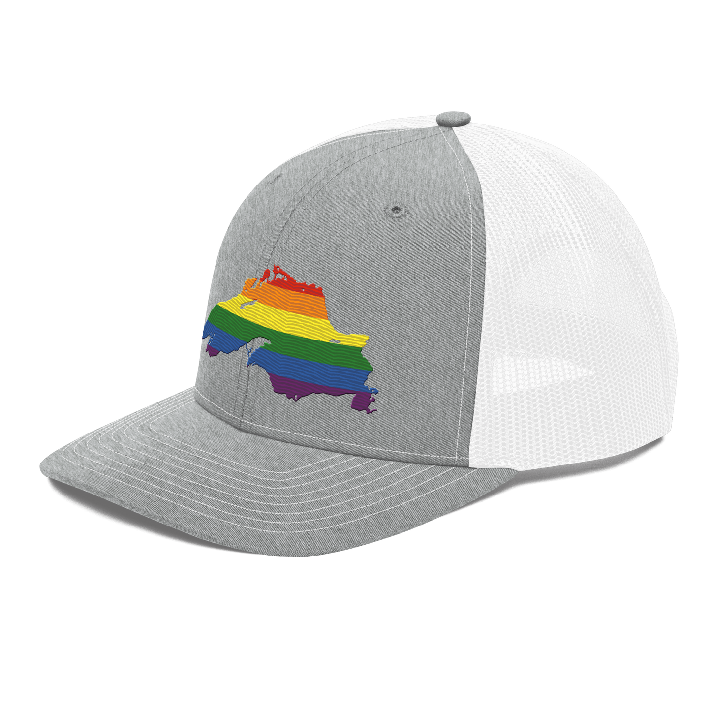 Lake Superior Vintage Trucker Hat | Rainbow Pride Edition