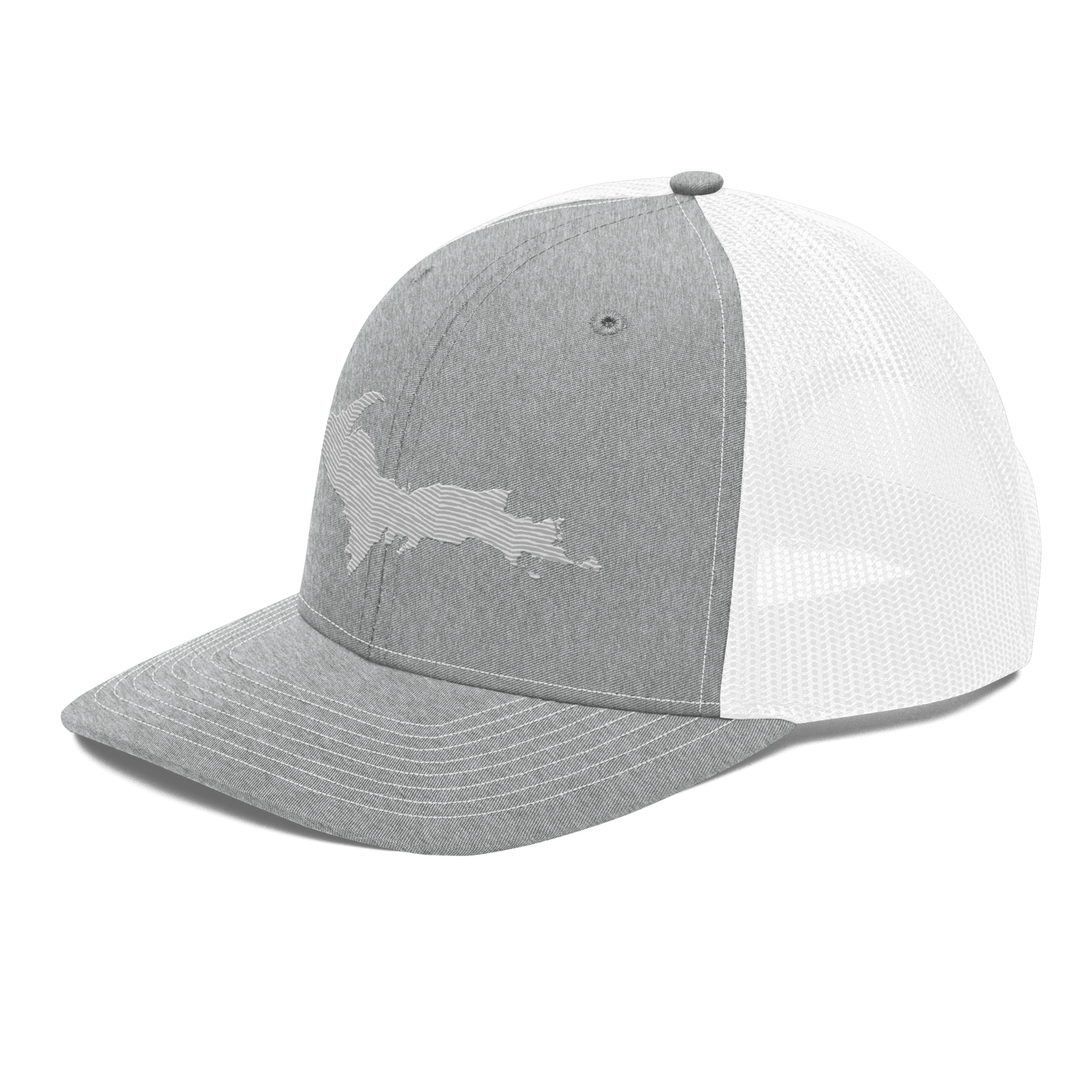 Upper Peninsula Vintage Trucker Hat | Platinum