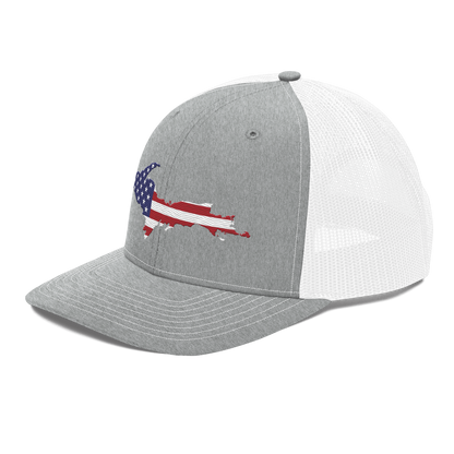 Upper Peninsula Vintage Trucker Hat | Patriotic Edition