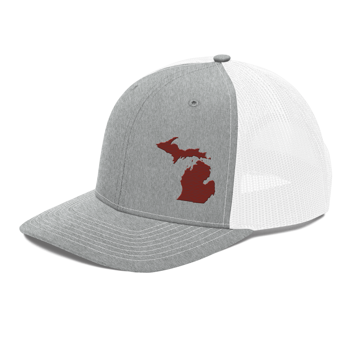 Michigan Vintage Trucker Hat | Cherryland Red Outline