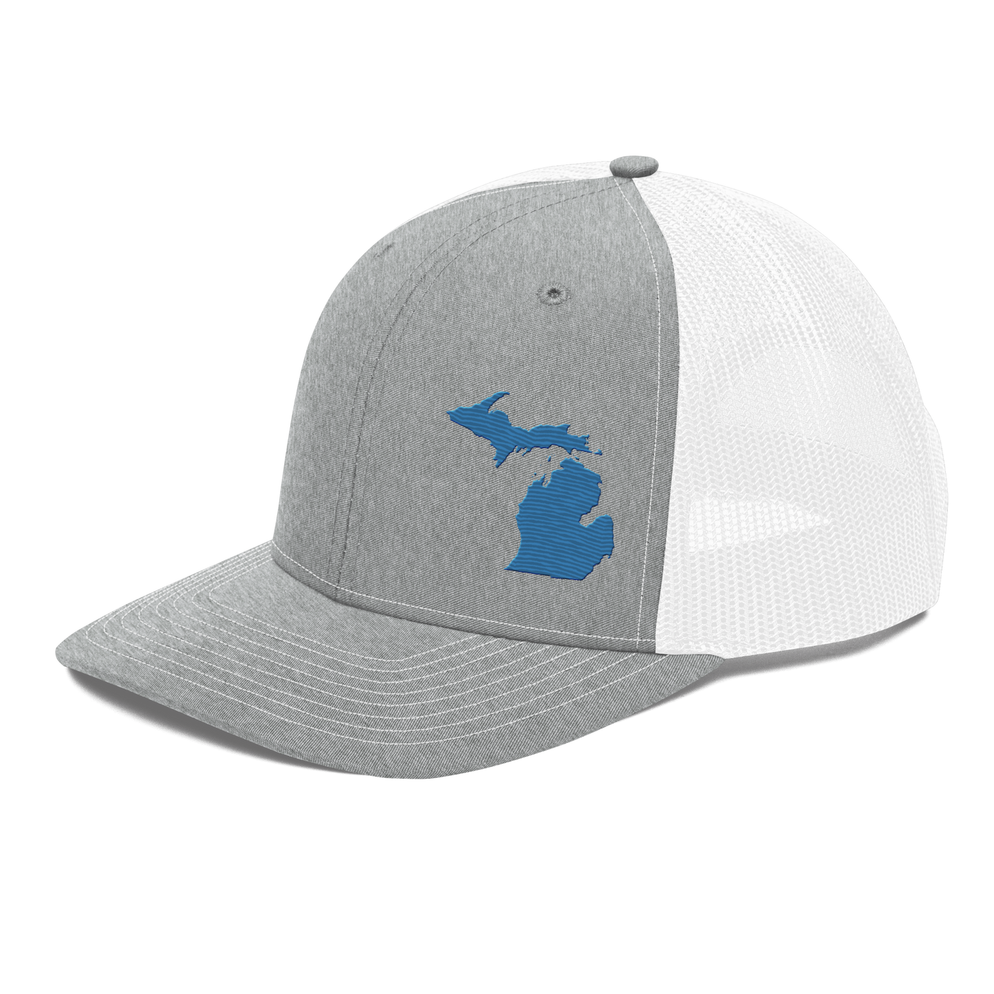 Michigan Vintage Trucker Hat | Superior Blue Outline