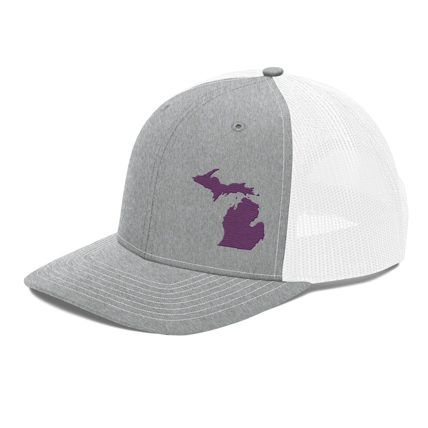 Michigan Vintage Trucker Hat | Plum Outline