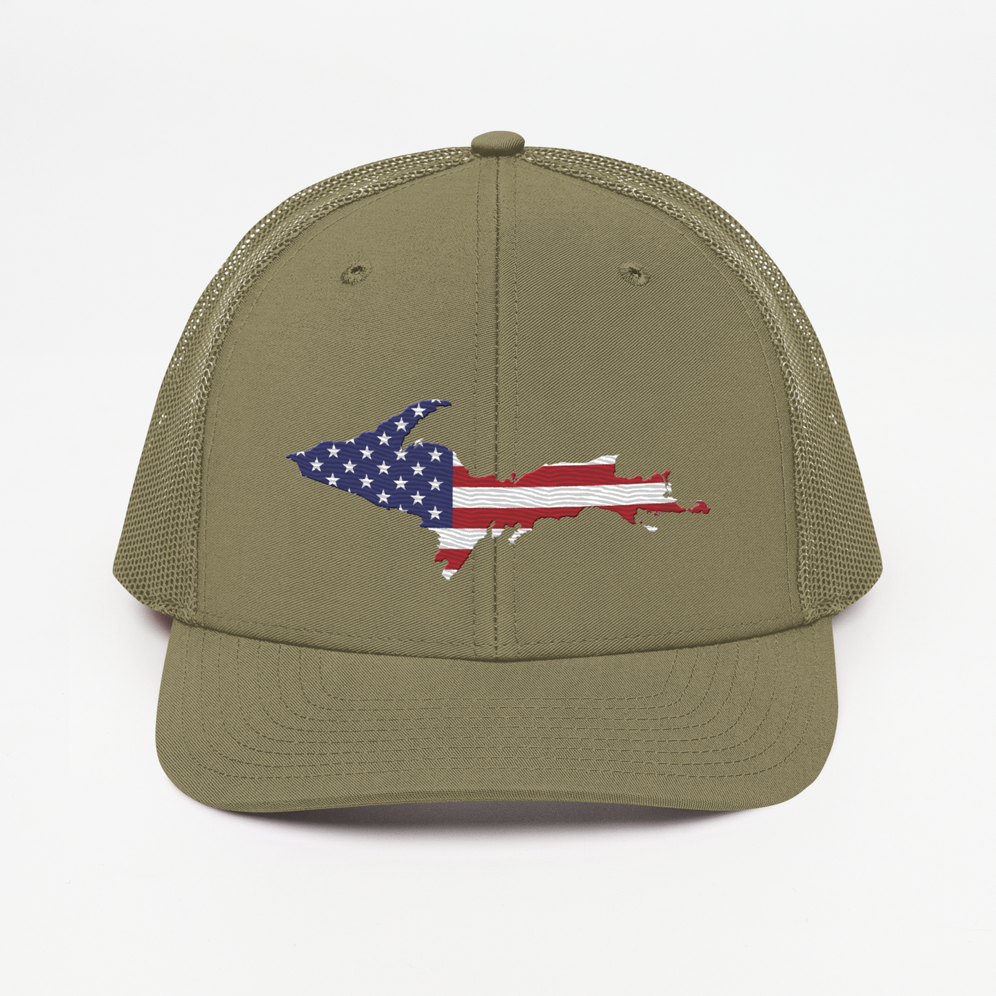 Upper Peninsula Vintage Trucker Hat | Patriotic Edition