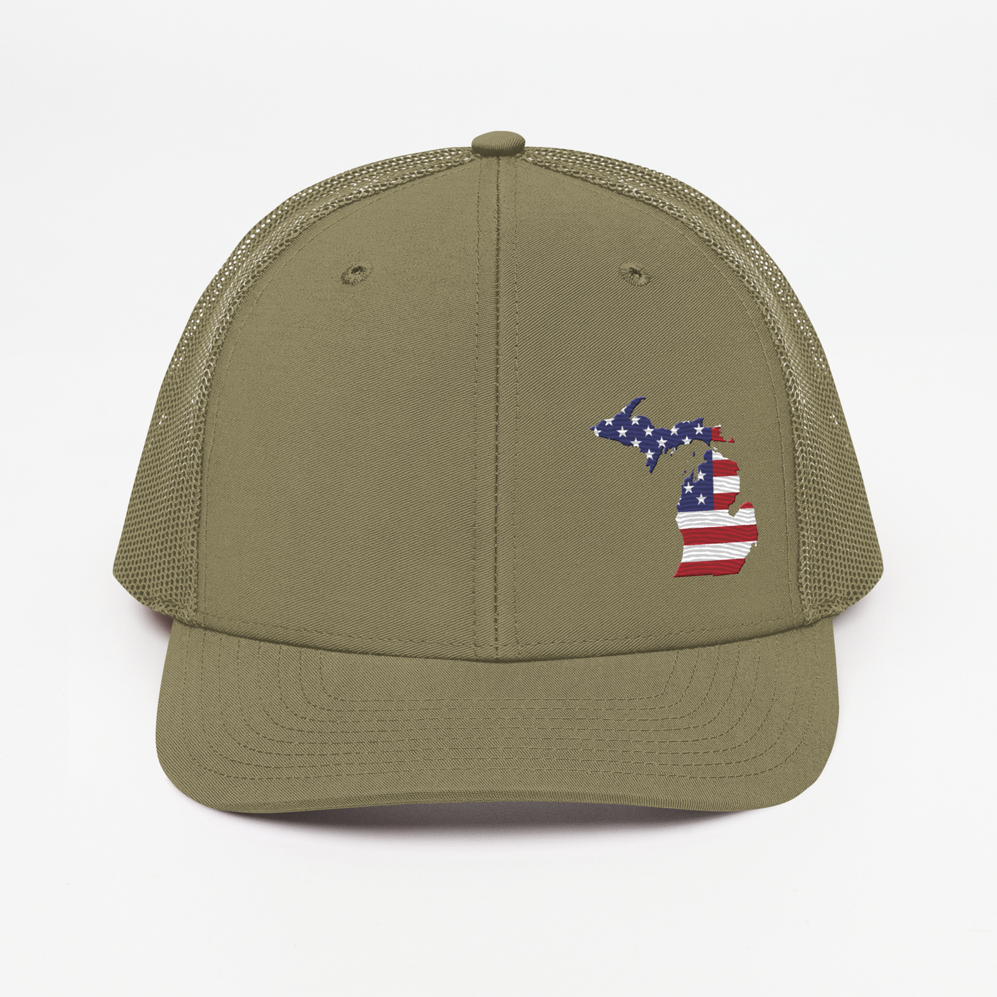 Michigan Vintage Trucker Hat | Patriotic Outline