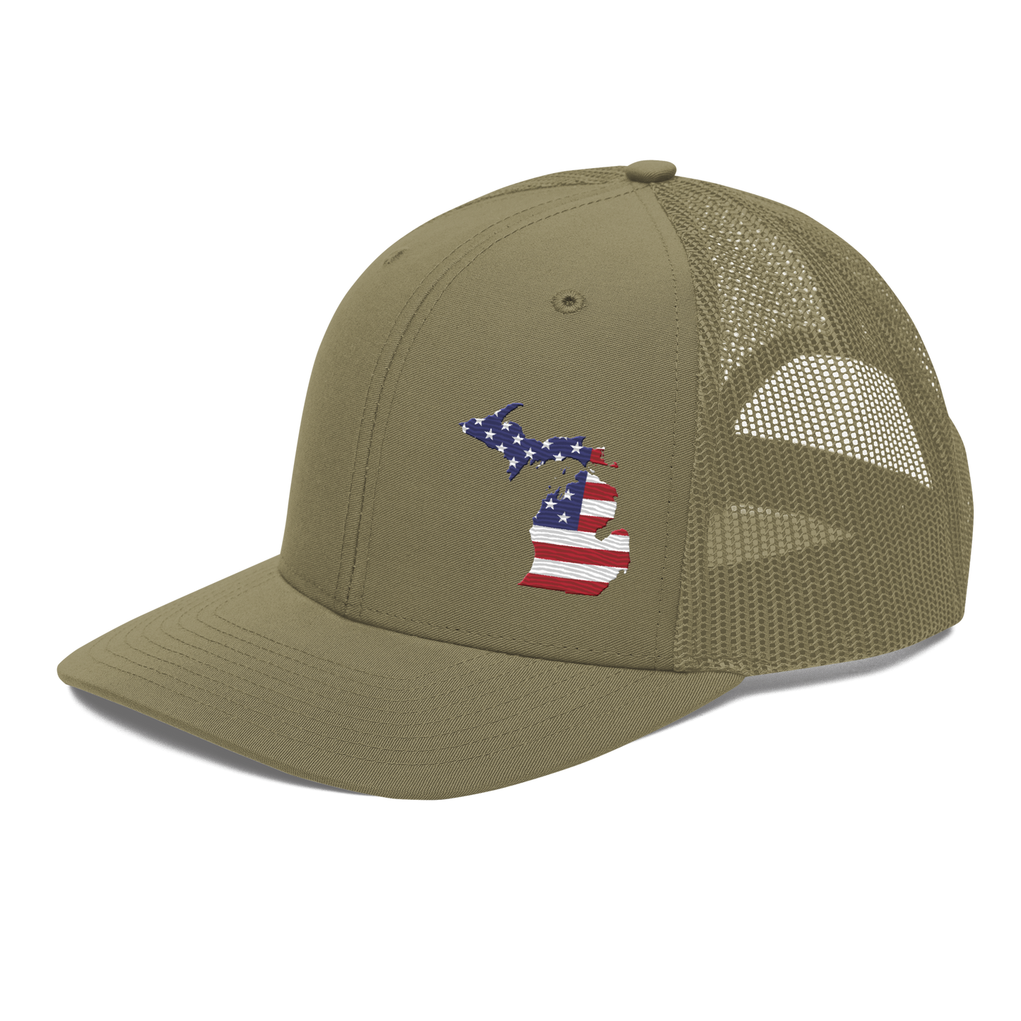 Michigan Vintage Trucker Hat | Patriotic Outline