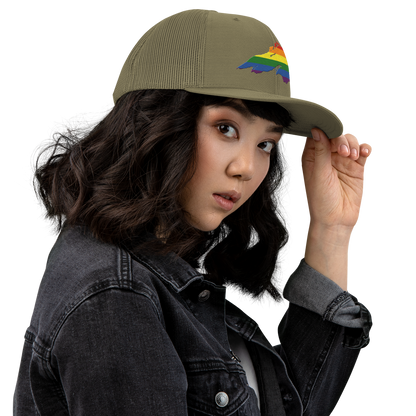 Lake Superior Vintage Trucker Hat | Rainbow Pride Edition