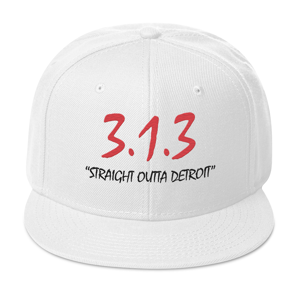 '313 Straight Outta Detroit' Snapback | 6-Panel