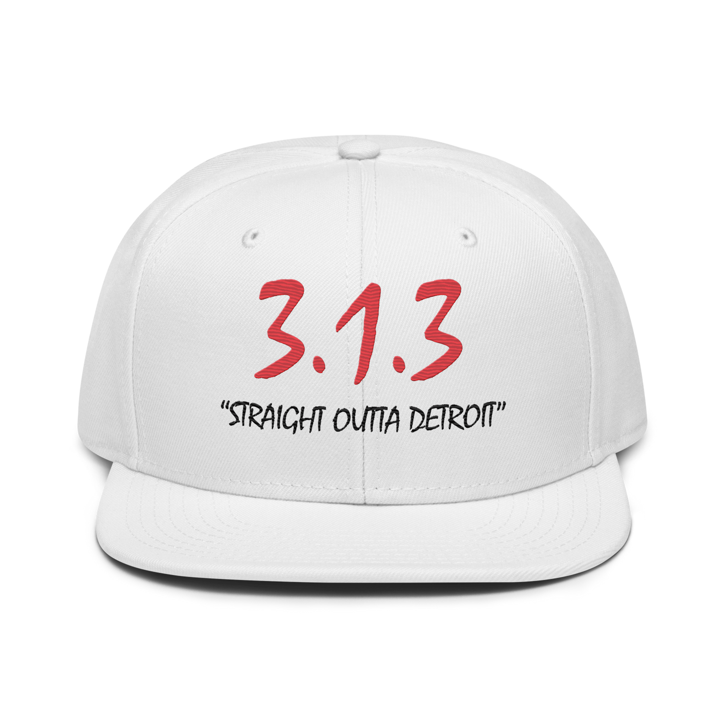 '313 Straight Outta Detroit' Snapback | 6-Panel