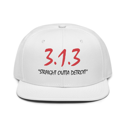 '313 Straight Outta Detroit' Snapback | 6-Panel