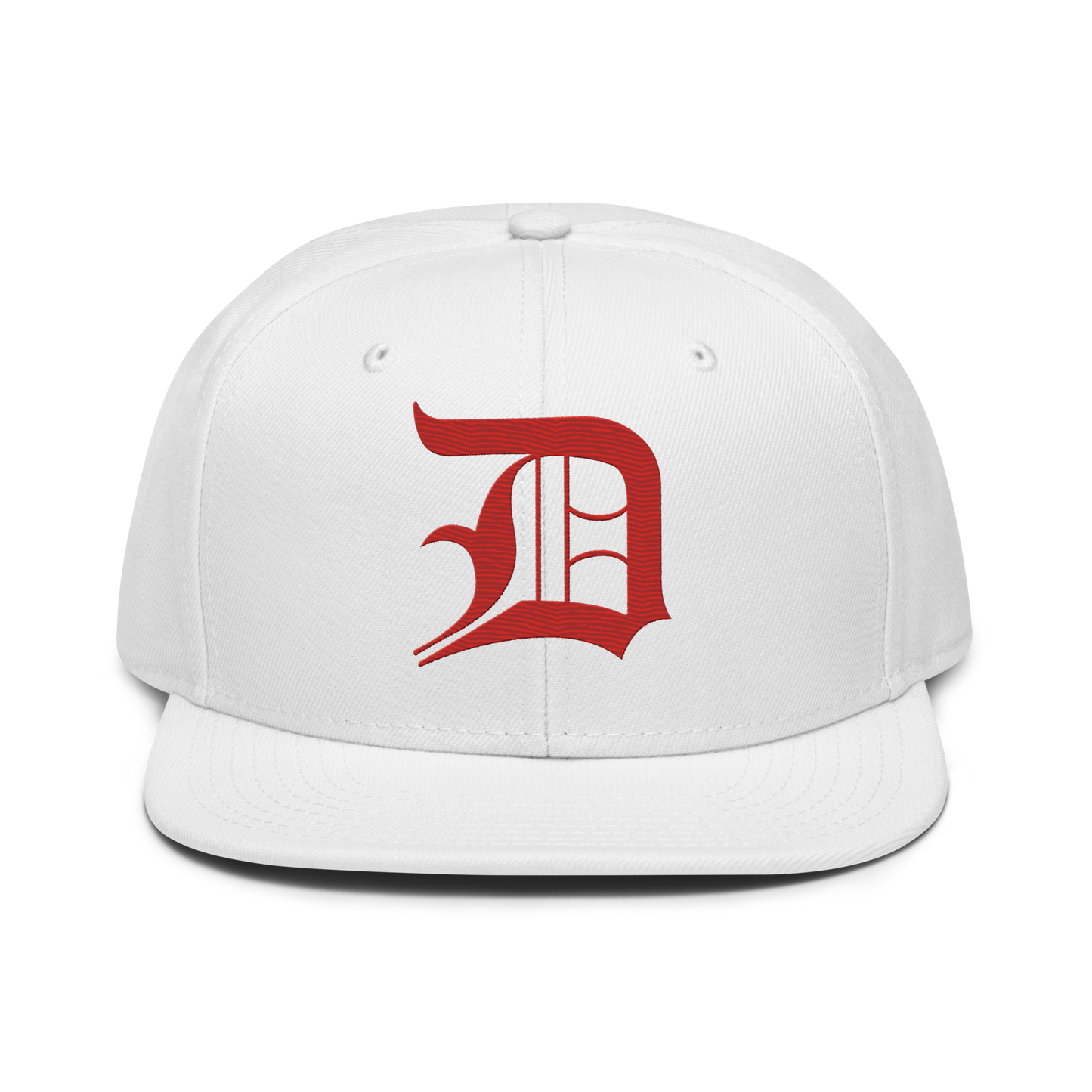 Detroit 'Old English D' Snapback | 6-Panel - Aliform Red