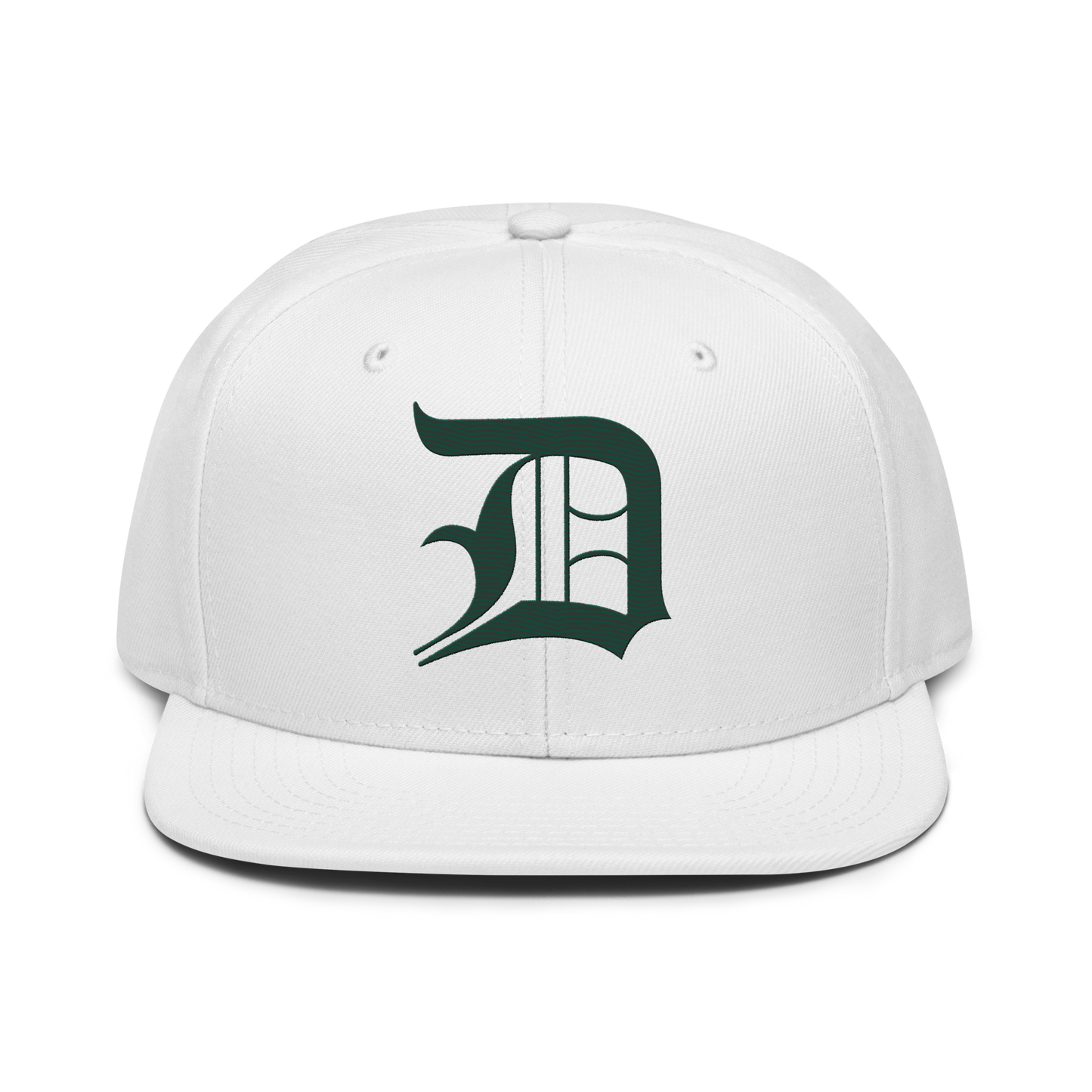 Detroit 'Old English D' Snapback | 6-Panel - Laconic Green