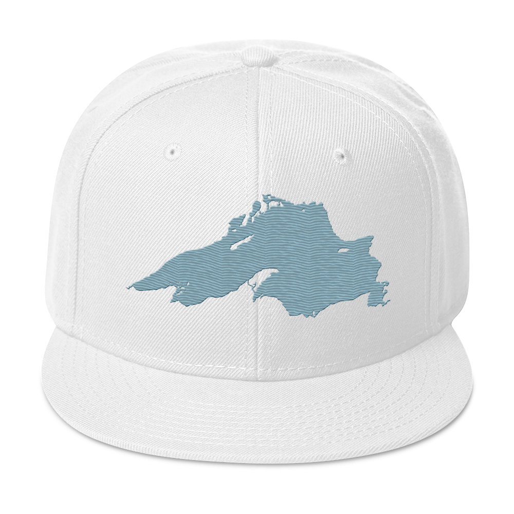 Lake Superior Snapback | 6-Panel - Opal Blue