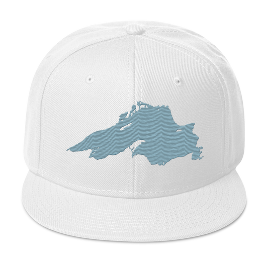 Lake Superior Snapback | 6-Panel - Opal Blue