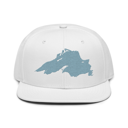 Lake Superior Snapback | 6-Panel - Opal Blue