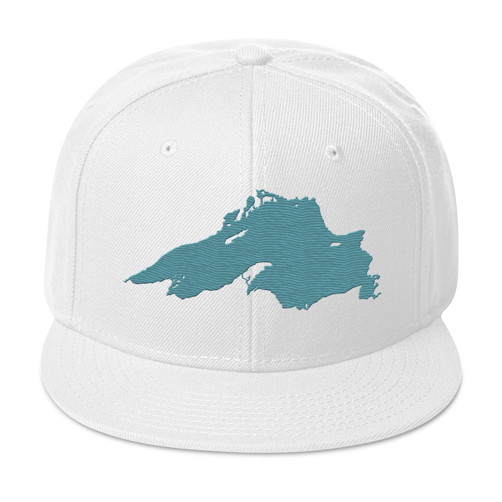 Lake Superior Snapback | 6-Panel - Huron Blue