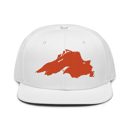 Lake Superior Snapback | 6-Panel - Maple Leaf Orange