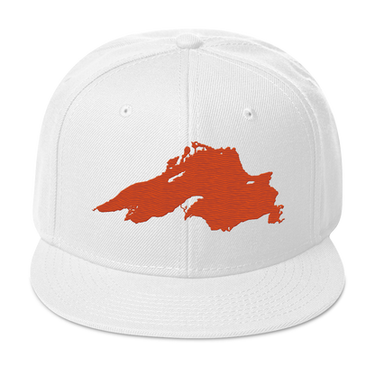 Lake Superior Snapback | 6-Panel - Maple Leaf Orange