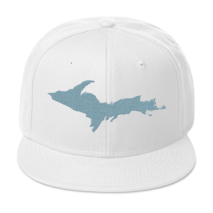 Upper Peninsula Snapback | 6-Panel - Opal Blue