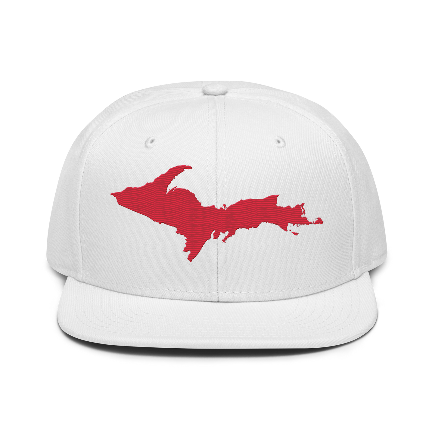 Upper Peninsula Snapback | 6-Panel - Lighthouse Red