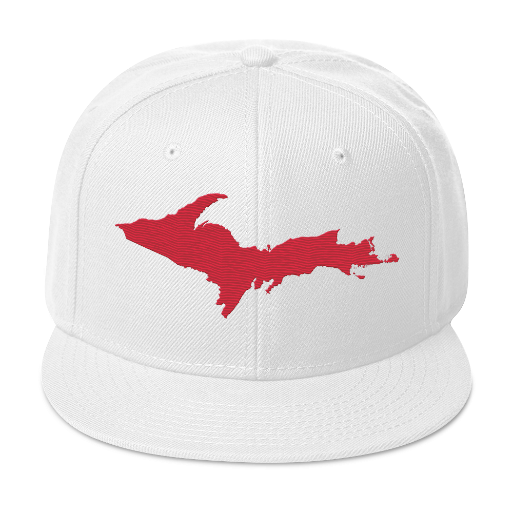 Upper Peninsula Snapback | 6-Panel - Lighthouse Red