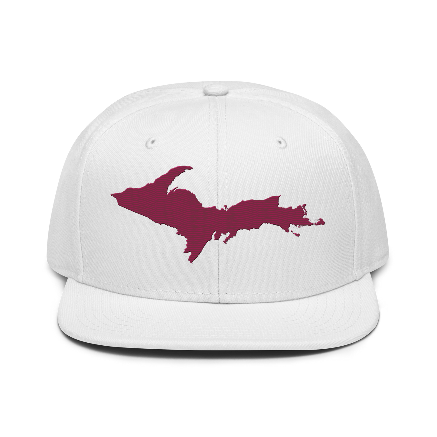 Upper Peninsula Snapback | 6-Panel - Ruby Red