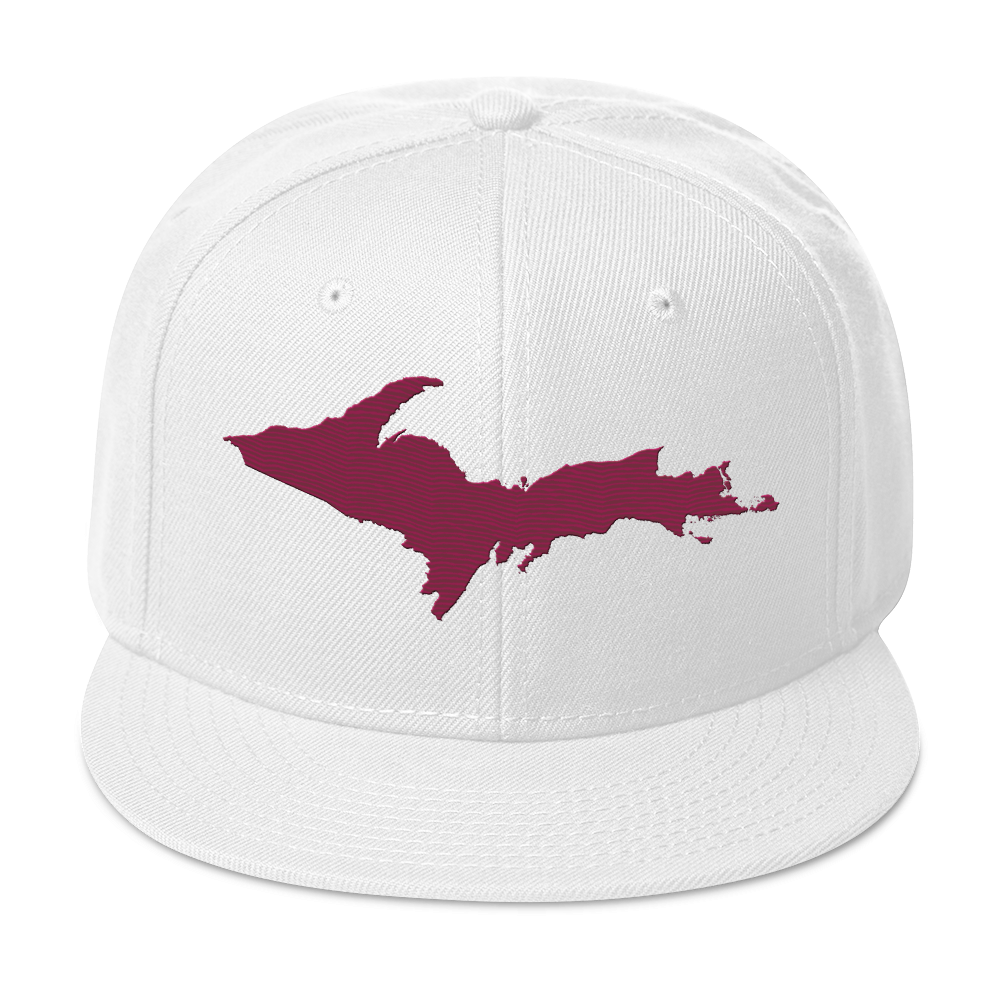 Upper Peninsula Snapback | 6-Panel - Ruby Red