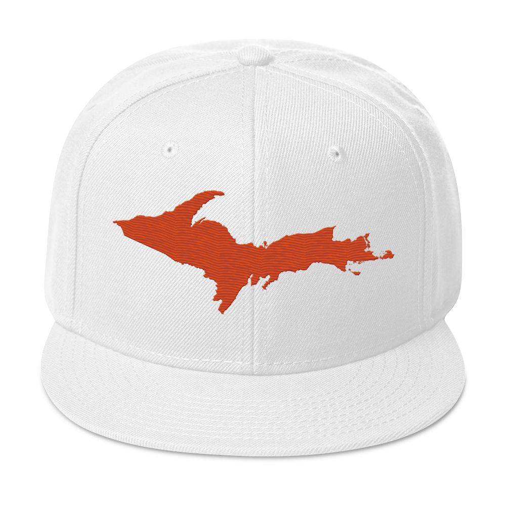 Upper Peninsula Snapback | 6-Panel - Maple Leaf Orange