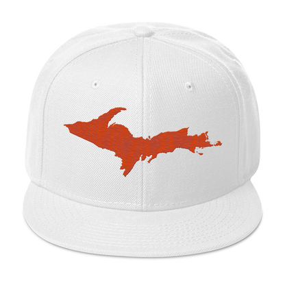 Upper Peninsula Snapback | 6-Panel - Maple Leaf Orange