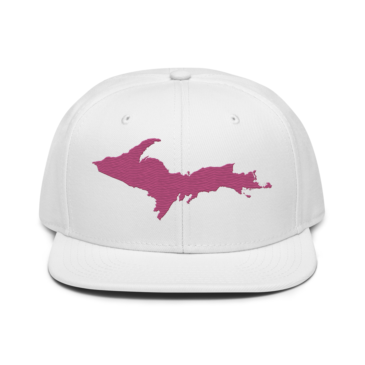 Upper Peninsula Snapback | 6-Panel - Apple Blossom Pink